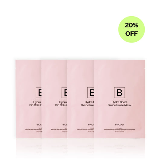 Hydra Boost Bio Cellulose Sheet Mask - 4 Pack